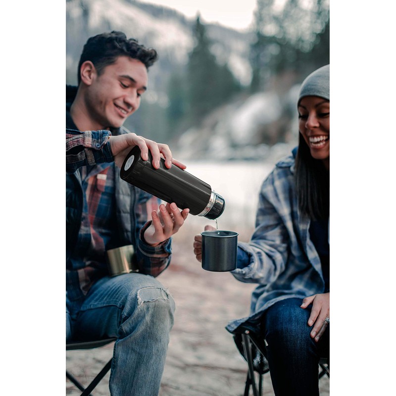 Stansport 12 Gauge Shotshell Thermo Bottle - Black (8970-20)