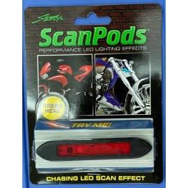 SCANPODS NEW SCANPODS CAR ALARM SECURITY LED SCANNING LIGHT - RED