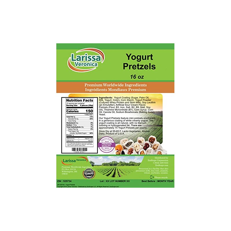 Yogurt Pretzels (16 oz, ZIN: 525734) - 2 Pack