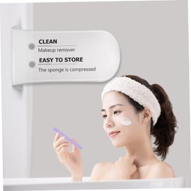 IWOWHERO 120pcs Gentle Sponge Disposable Cleansing Facial Sponges for Women Men Makeup Cleaning Pad