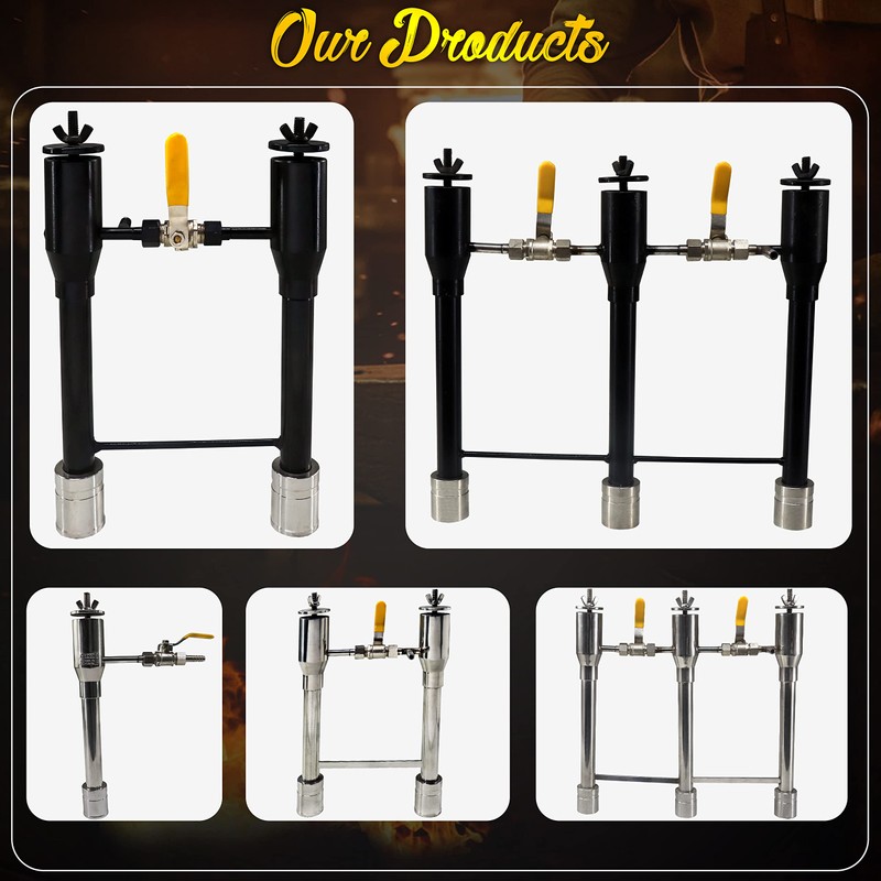 Simond Store Propane Forge Burner Kit, Single Burner for Blacksmithing