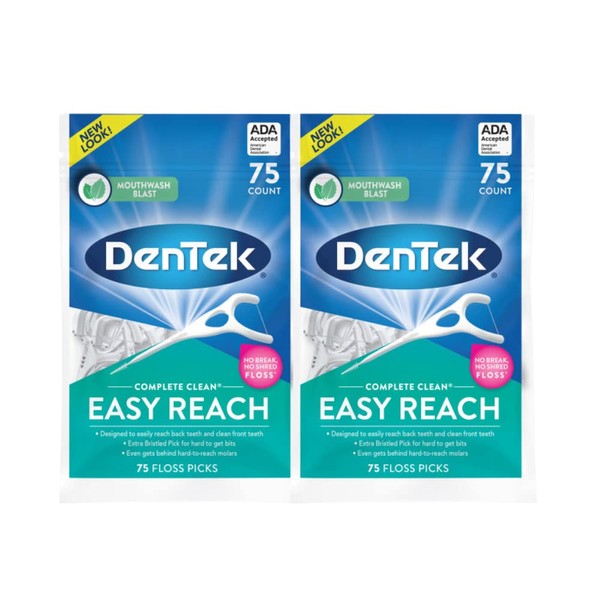 DenTek DenTek Complete Clean Easy Reach Floss Picks, Advanced Fluoride