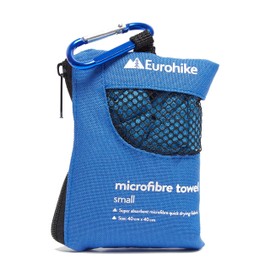 Eurohike Microfibre Mini Clip Towel (40x40cm), Blue, One Size