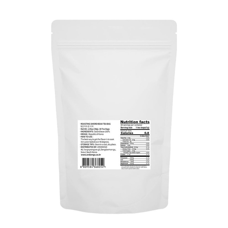 ONDAMGO White Roasting Sword Bean Tea 30T Warm Tea 1.05oz