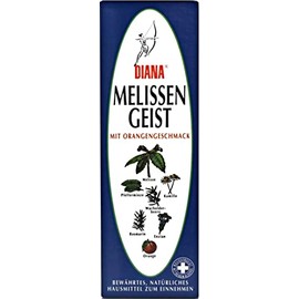 Diana Diana Lemon Balm Spirit with Orange Flavour 100 ml (3.38 Oz) - with Spicy Herbs and Essential Oils/Austria