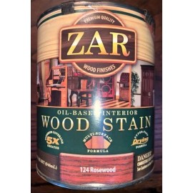Zar Interior Stain 124 Rosewood Quart