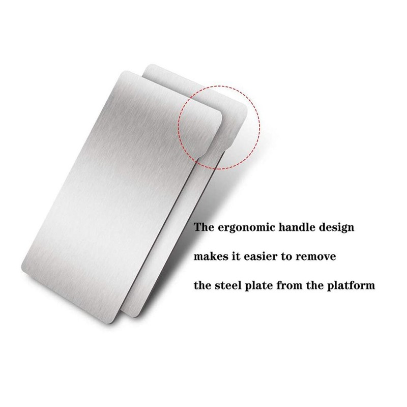 3D Printer Build Plate 230x135mm Flexible Spring Steel Plate Magnetic