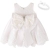 Vestido de bautizo para niñas, vestido formal para fiesta de