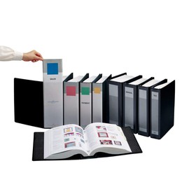 ProFolio by Itoya, SpringPost Binder - 5 Interchangeable Color-Coded Spines and 5 Tabbed Dividers , 2" Paper Capacity