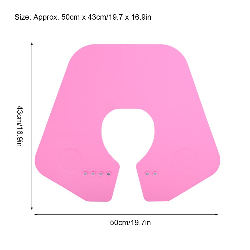Hair Cutting Collar Silicone Salon Barber Hair Cutting Cape Neck