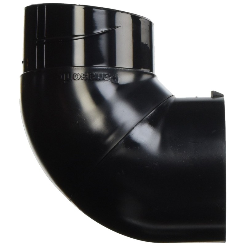 Panasonic High Round Swivel Elbow, Black, 2.4 inches (60 mm)