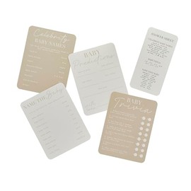 Club Green Baby Shower Activity Pack, Prediction Cards, Baby Shower Games, Neutral Baby Shower, Gender Reveal Trivia Game, Keepsake Baby Cards x 24