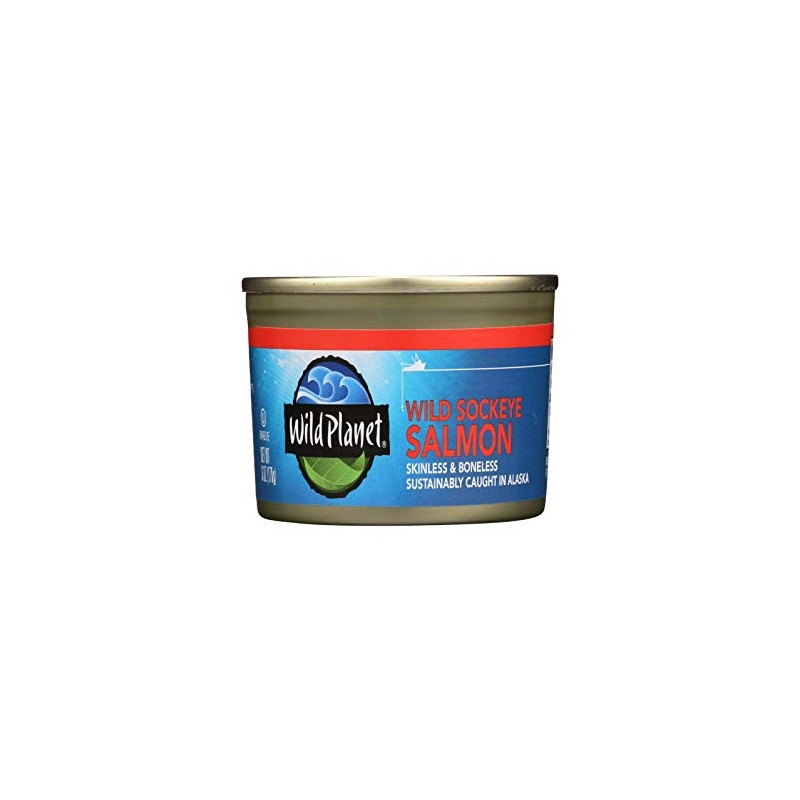 Wild Planet Wild Sockeye Salmon, 6 oz
