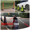 HATOOLHA® Plastic Link Chain, Plastic Safety Chain Barrier Road Warning