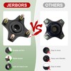 Jerbor Heavy Duty Golf Cart Rear Wheel Hub Assembly for
