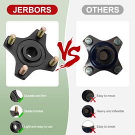 Jerbor Heavy Duty Golf Cart Rear Wheel Hub Assembly for Club Car Precedent, Carryall Golf Cart 2015-2019 Replaces OEM 103995001, 1039950-01