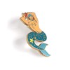 Pinsanity Blue Merman Enamel Lapel Pin