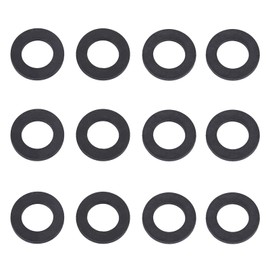 Seal 3/4 Inch Tap, Flat Seal Rubber, Washer Ring, Rubber Seal, Pack of 12 Rubber Washers, Sealing Ring, Tap Water Pipe Hose Washers Replace 3/4 Inch