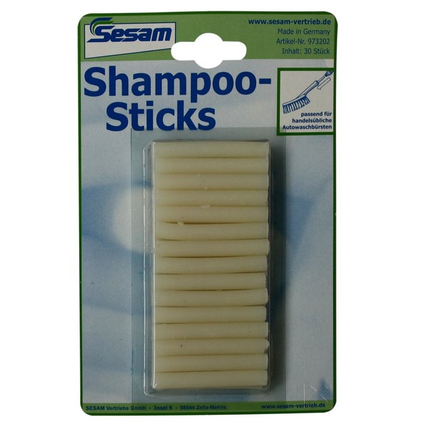 Sesam Shampoo Sticks 30 Pieces on Card