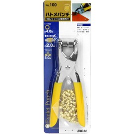 SK11 No. 100 Eyelet Pliers, Standard Shape, Approximately 0.2-inch Diameter Eyelet Hole