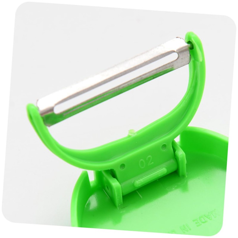 Mikinona 2pcs Foldable Fruit Peeler Foldable Vegetable Peeler Random Color