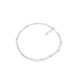 Elli Foot Jewellery Women's Ball Timeless Basic in 925 Sterling Silver, Silver, None