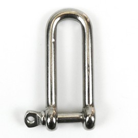 DAUMLINK® 2 round shackles long, material stainless steel A4 / Aisi 316 (2 pieces), connecting chains or tamps to eyelets (6 mm)