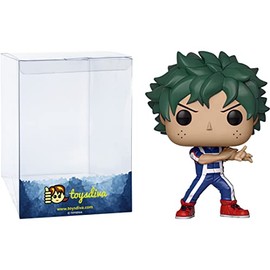 Deku [Training]: P o p ! Animation Vinyl Figurine Bundle with 1 Compatible 'ToysDiva' Graphic Protector (373-32129 - B)
