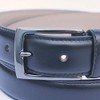 Nagasawa Belt Industry Ultimate Genuine Leather Stretch Belt, Black