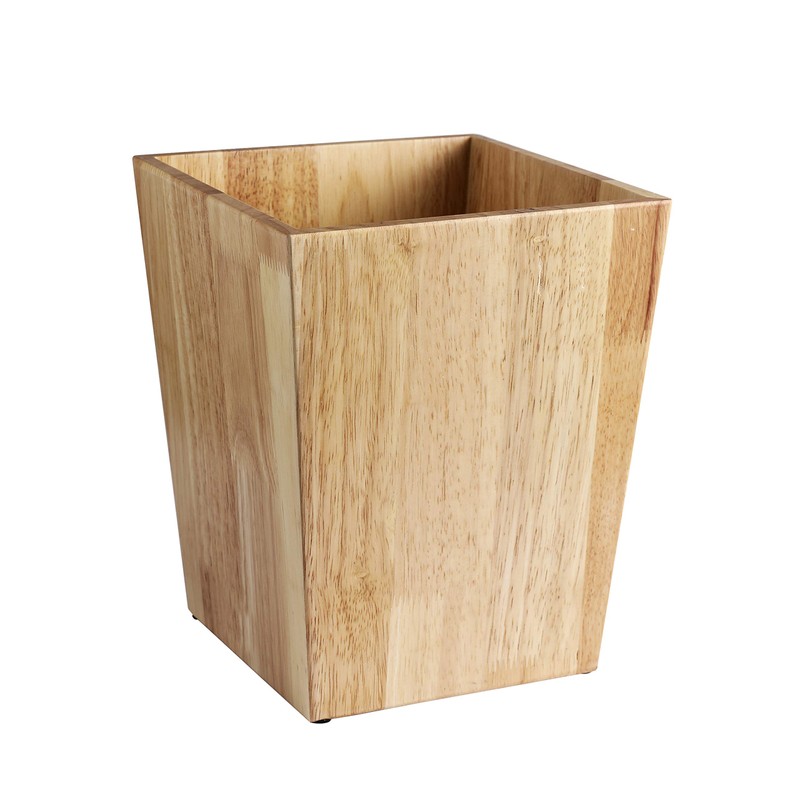 KMwares Decorative Square Wastebasket/Trash Can/Garbage Can for Home Accent, Kitchen,
