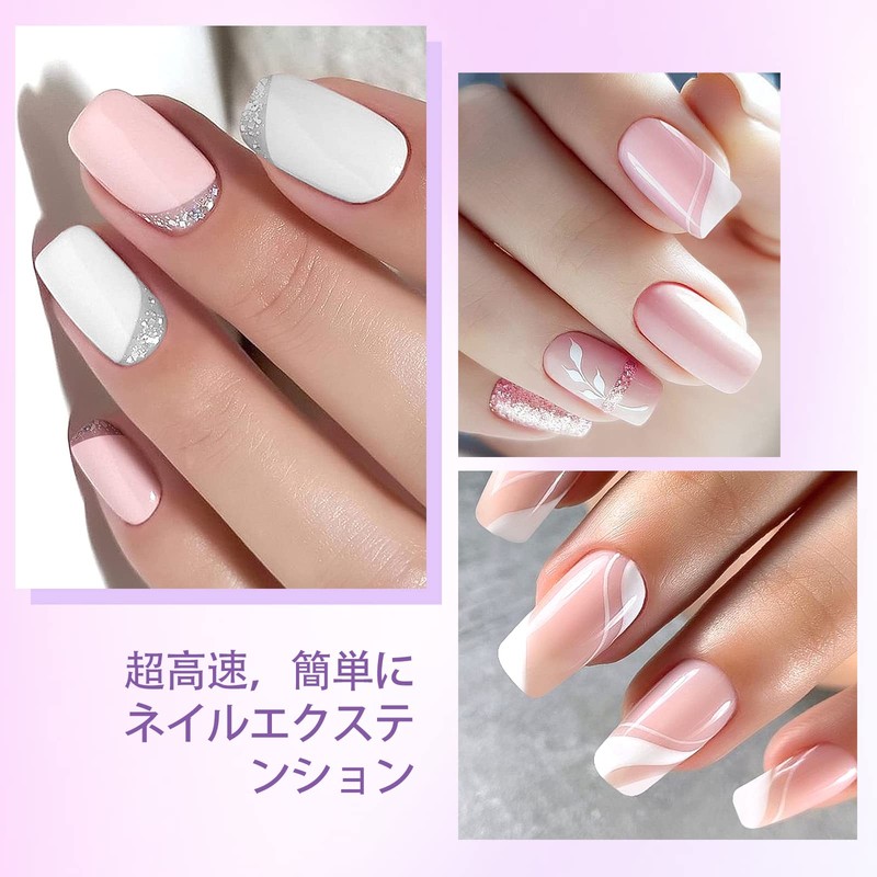 Saviland Nail Tips, Ultra Thin, 480 pcs, Sanded, Clear Matte