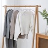 OIKA Heavy Duty Hangers 50 Pack - No Shoulder Bump