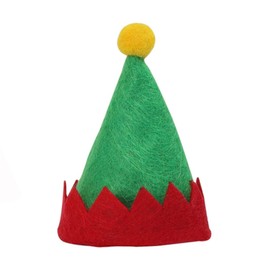 Happyyami Christmas Doll Crafts 6pcs Mini Christmas Lollipop Hats Mini Christmas Santa Bottle Hats Christmas Lollipop Candy Hat Santa Claus Elf Hats for Xmas Holiday Party Supplies Mini Elf Hat