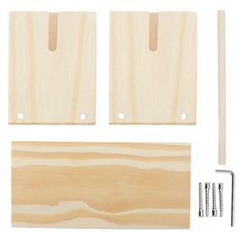 zalati Wooden Spools Holder Beech Thread Rack Organizer for Macrame Weaving Cord String Sewing Threads