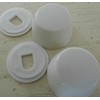 Flat Top Dome Caps for Toilet Floor Bolts, Easy Snap-On,