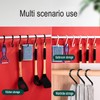 YFelomatric Aluminium S Hooks Pack of 12, Black, Suitable for