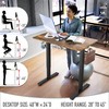 SHW 40-Inch Electric Height Adjustable Standing Desk with Drawer, Memory