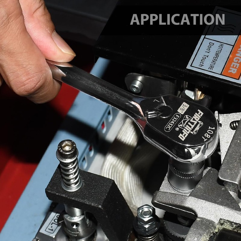 FIRSTINFO - Llave de carraca de 3/8 pulgadas, diseño de