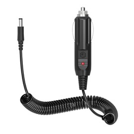 FITE ON UL Listed 12V Air Pump Car Charger Adapter Compatible with AGPTEK Portable Air Mattress Pump for Hopper Balls