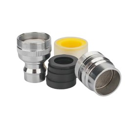 Dishwasher Faucet Adapter (Chrome-brass) fit for Danby, SPT, Homelabs, Costway, Panda, Rovsun Portable Dishwasher to Sink