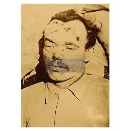 GEORGE "FLAT NOSE" CURRY DEAD AFTER BEING SHOT BY SHERRIF JESSE TYLER 5X7 PHOTO