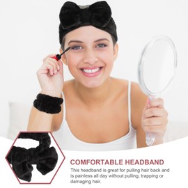 FOMIYES Paños Faciales Para Lavarse La Cara Diadema Diadema De Pelo Microfibra Lavado De Cara Diadema Muñequera Fuzzy Mujeres Maquillaje Diademas Toalla De Spa Para El Cabello