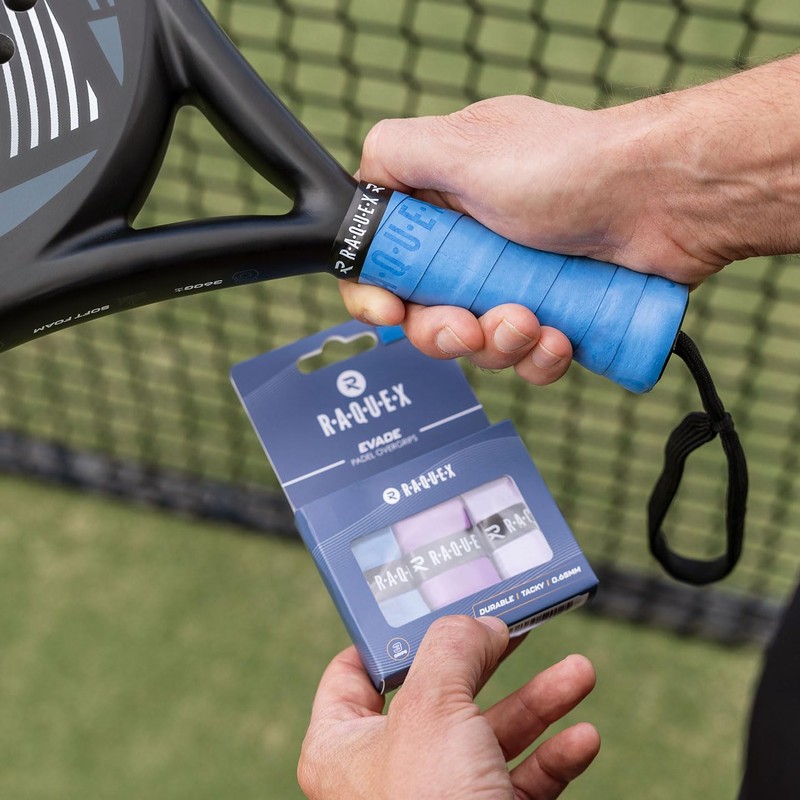 Raquex Evade Padel Racket Overgrip Tape – 10 Colours -