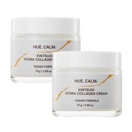 Hukam Collagen Moisture Cream 70g 2 packs Kintsuki Spa Pore Moisture Elasticity Transparent Glow / 휴캄 콜라겐 수분 크림 70g 2통 겹겹 킨츠키 스파 모공 수분 탄력 투명 광채