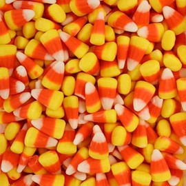 Classic Candy Corn - Bulk Harvest Season Thanksgiving Fall Corn Candy Mix - Made with Real Honey - by Queen City Candy Cave (8 Ounce)