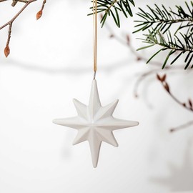like. by Villeroy & Boch Winter Glow Ornament Star, 9 x 2.5 x 9.5 cm