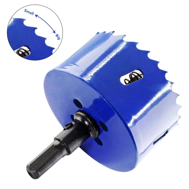 Luomorgo 71mm/2.8 inch Hole Saw, 1 1/4 inch Cutting Depth