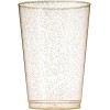 Munfix MT12100GG 100 Vasos De Plástico Con Purpurina De 12