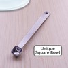 BERYLER 1PCS 1/8 Teaspoon(1/8tsp, 0.6ml) Single Tiny Measuring Spoon, Small