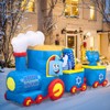 Nervure 10FT Hanukkah Train and Menorah Inflatables - Hanukkah Inflatable